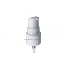 Дозатор для крема 18/410 DIN, цвет белый, юбка гладкая, трубка 110 мм (2000)