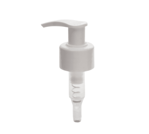 Дозатор для мыла поворотный 24/410 DIN, цвет белый, юбка гладкая, носик узкий, трубка 180 мм (1000)