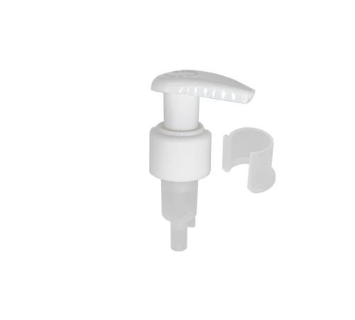 Дозатор для мыла БЕСКОНТАКТНЫЙ поворотный 24/410 DIN, цвет белый, юбка гладкая с фиксатором клипсой,